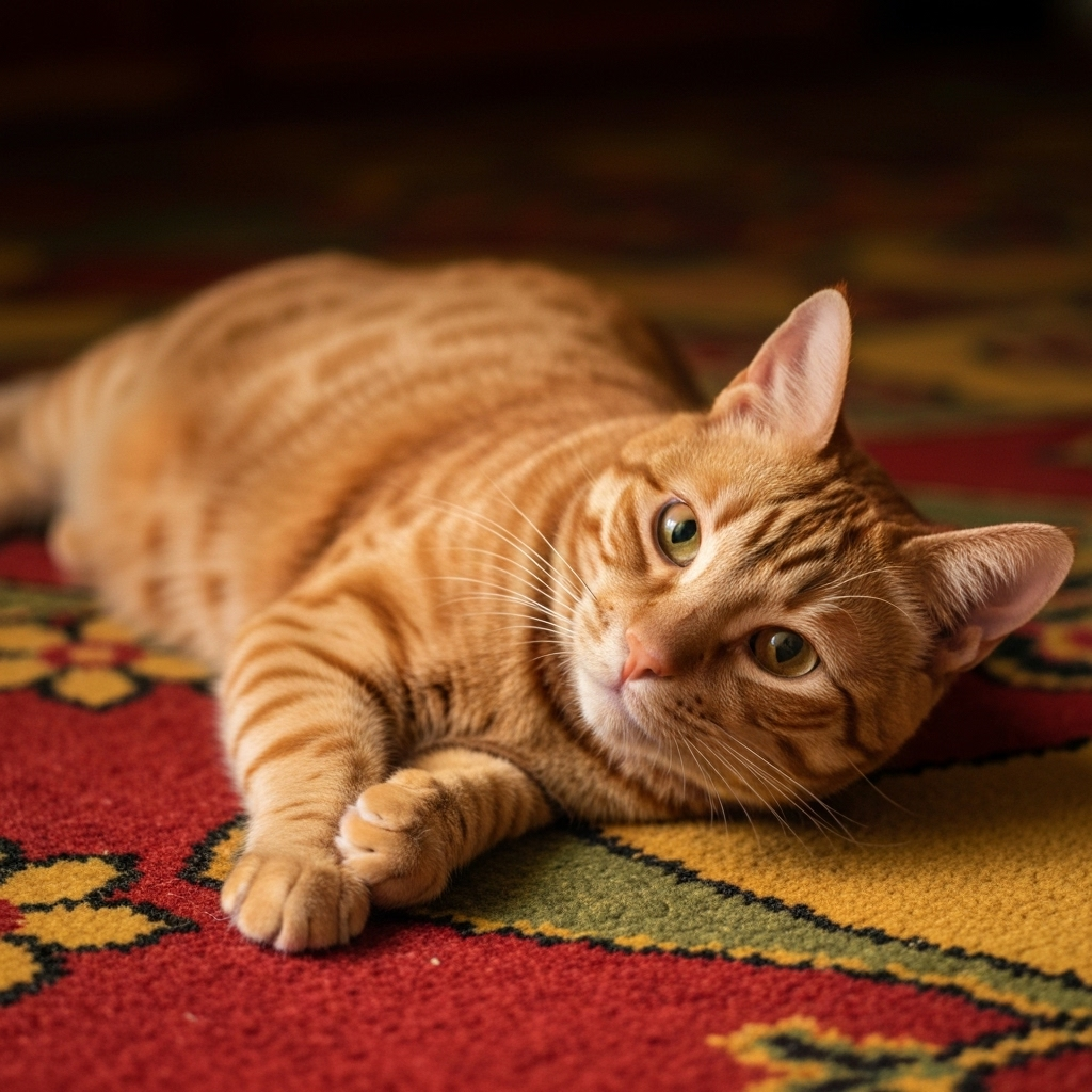 Orange tabby cat